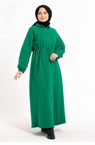 Green Hijab Dress 782