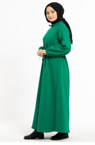 Green Hijab Dress 782