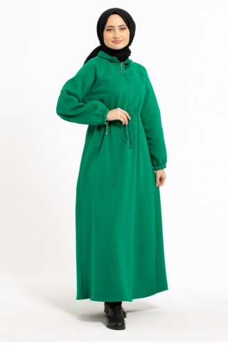 Green Hijab Dress 782