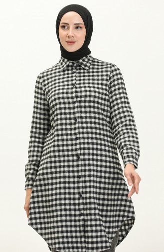 Plaid Tunic 2546-02 Anthracite 2546-02