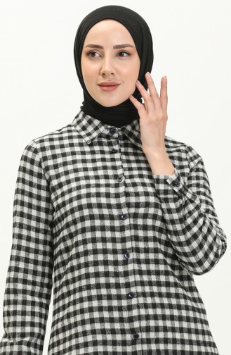 Plaid Tunic 2546-02 Anthracite 2546-02