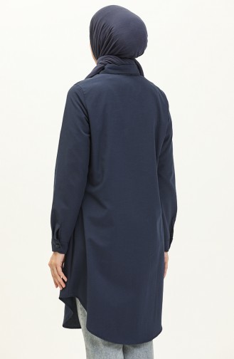 Navy Blue Tuniek 2514-09