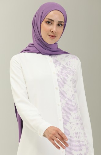 Viskon Emprime Tunik 2557-02 Lila