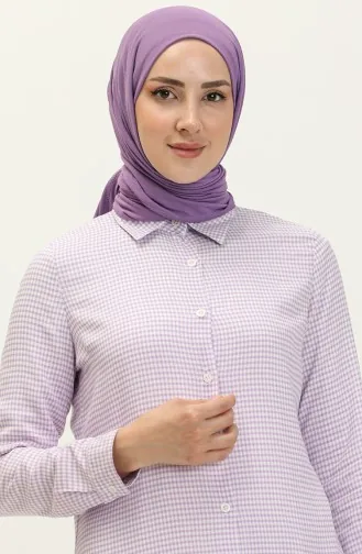 تونيك فيسكوز سادة 2553-04 بنفسجي فاتح 2553-04