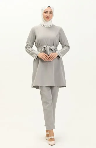Ensemble Tunique Pantolon 70005-01 Gris 70005-01