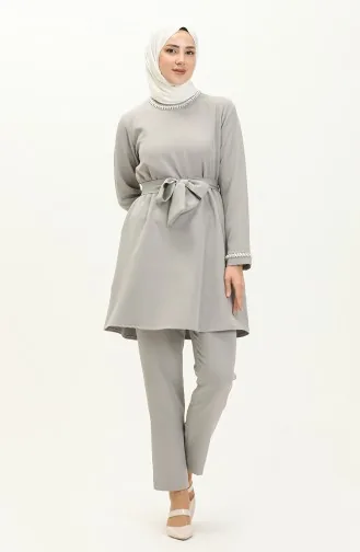 Ensemble Tunique Pantolon 70005-01 Gris 70005-01