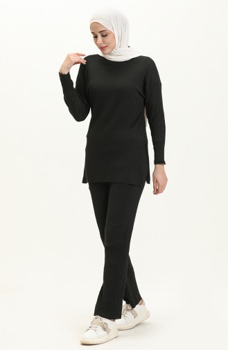 Knitted Camisole Suit 2106201 Black 2106201