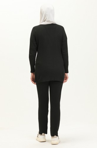Knitted Camisole Suit 2106201 Black 2106201