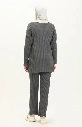 Knitted Camisole Suit 2106202 Dark Gray 2106202