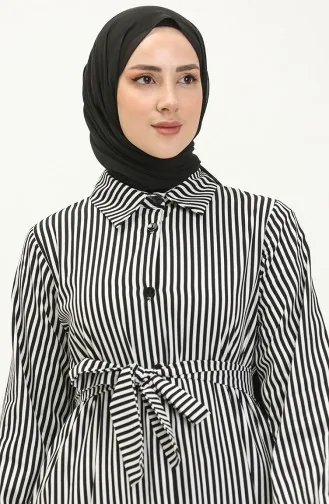 White Hijab Dress 24Y8955-01