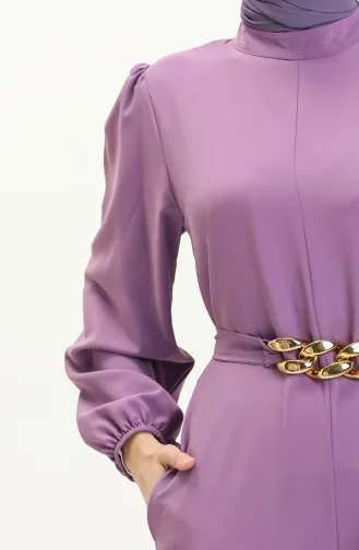 Jumpsuit mit Kettengürtel 6031-05 Flieder 6031-05