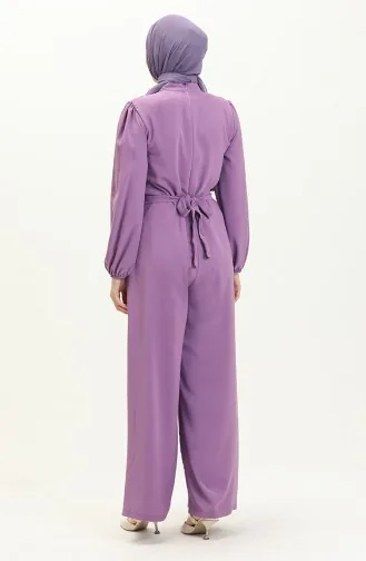 Jumpsuit mit Kettengürtel 6031-05 Flieder 6031-05