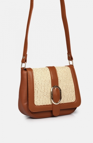 Tobacco Brown Shoulder Bag 100Z-02