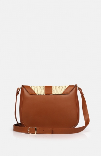 Tobacco Brown Shoulder Bag 100Z-02