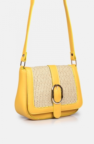 Stilgo Women s Shoulder Bag AV100Z-04 Yellow 100Z-04