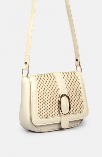 Cream Shoulder Bag 100Z-06