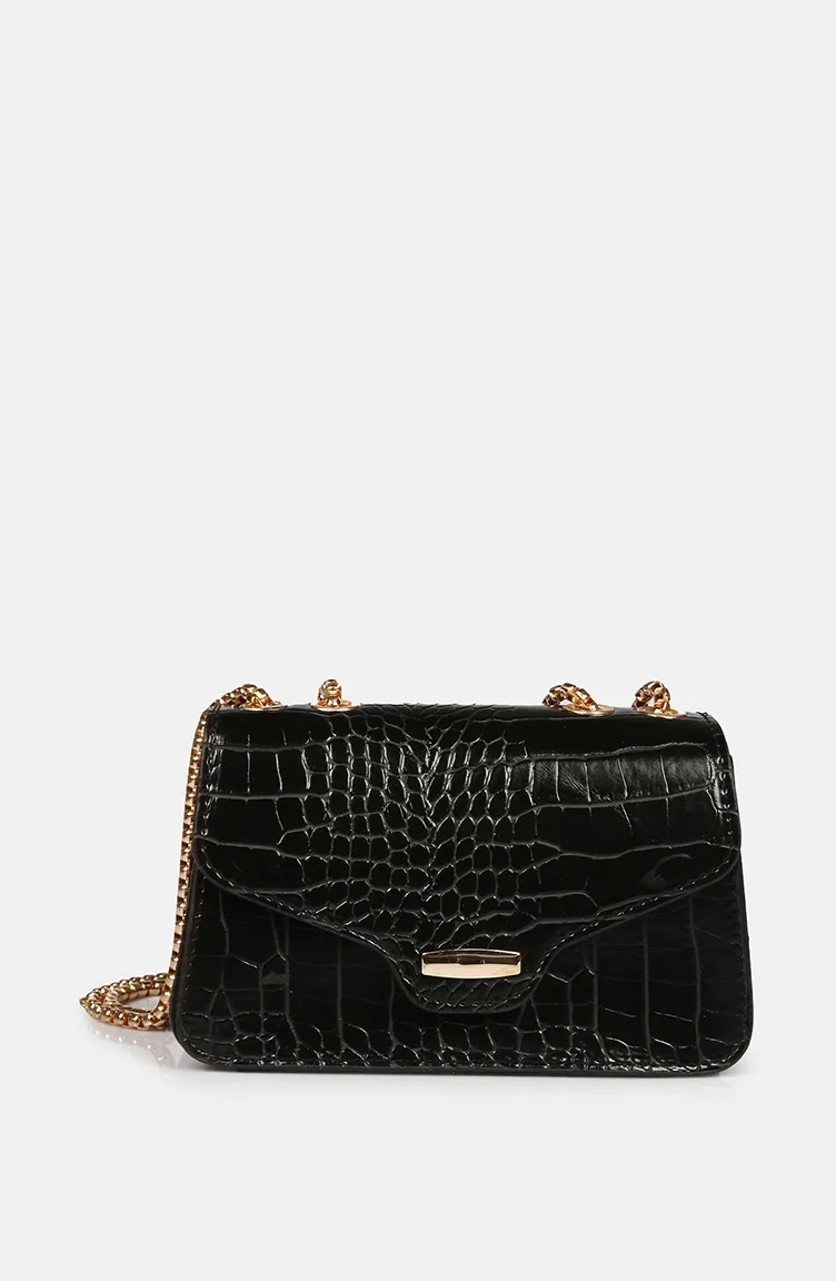 Stilgo Damen Umhängetasche DM47Z-01 Schwarz 47Z-01