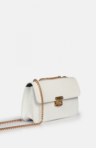 White Shoulder Bag 49Z-02