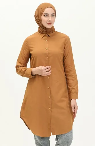 Buttoned Tunic 2514-07 Mustard 2514-07