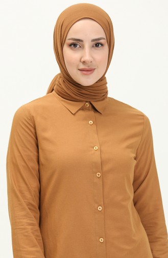 Buttoned Tunic 2514-07 Mustard 2514-07