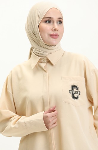 Creme Hemd 14210