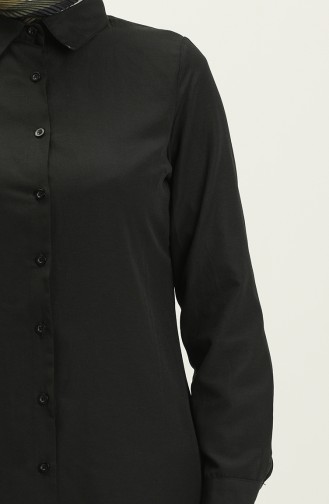 Buttoned Tunic 2514-08 Black 2514-08