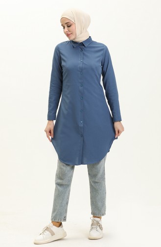 Light Navy Blue Tuniek 2514-12