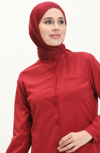 Claret red Tuniek 2515-08