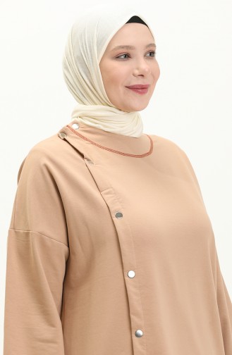 Ensemble de Survêtement Grande Taille 12008-01 Beige 12008-01