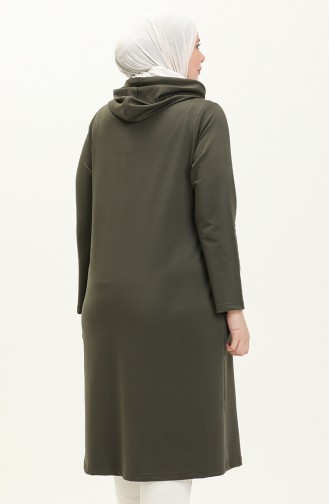 Übergröße Stein gedruckte Cape 11035-03 Khaki 11035-03