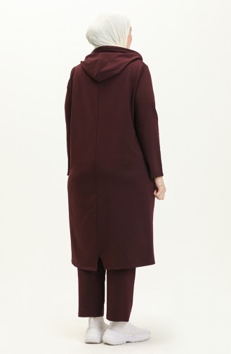 Ensemble de Survêtement à Fermeture Grande Taille 12016-05 Plum 12016-05