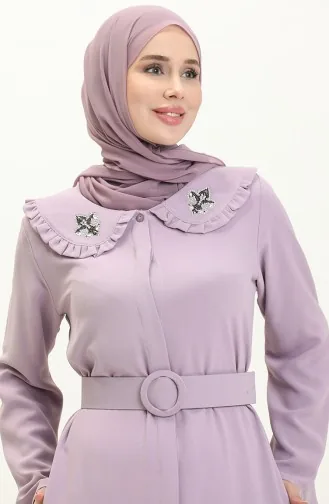 Robe Détail Pierre 70011-05 Lila 70011-05