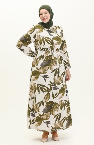 White İslamitische Jurk 1017-02