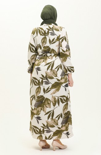 White İslamitische Jurk 1017-02