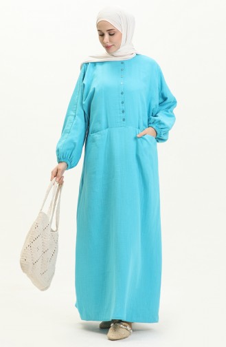 Blue İslamitische Jurk 24Y8896-03