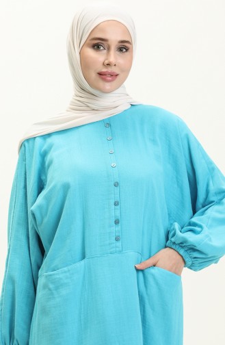 Blue İslamitische Jurk 24Y8896-03