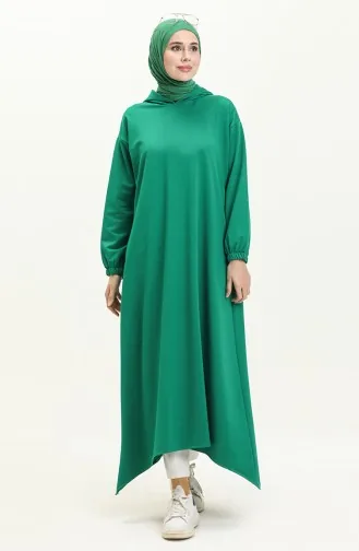 Tunique Sport Longue à Capuche 71004-02 Vert 71004-02