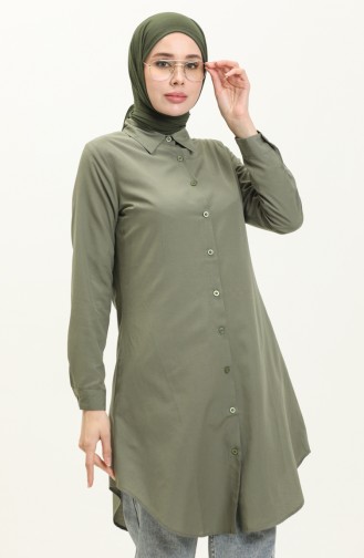 Buttoned Tunic 2514-02 Khaki 2514-02