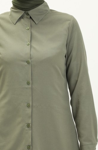 Buttoned Tunic 2514-02 Khaki 2514-02