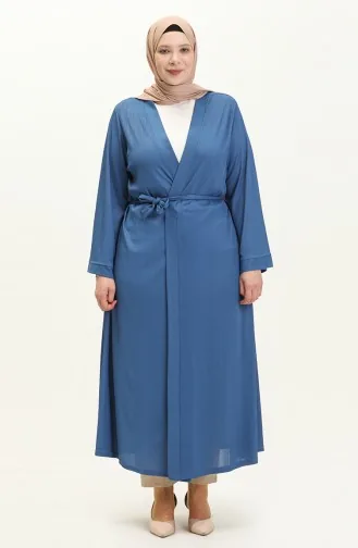 Kimono Grande Taille 4705-04 Bleu 4705-04