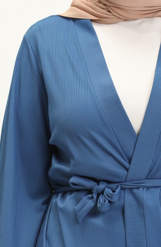 Kimono in Übergröße 4705-04 Blau 4705-04