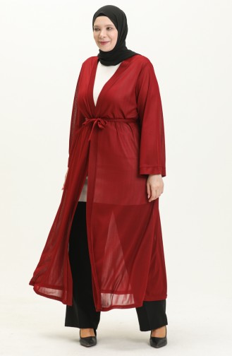 Kimono in Übergröße 4705-05 Burgund 4705-05