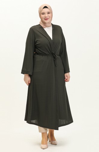 Plus Size Kimono 4705-06 Khaki 4705-06