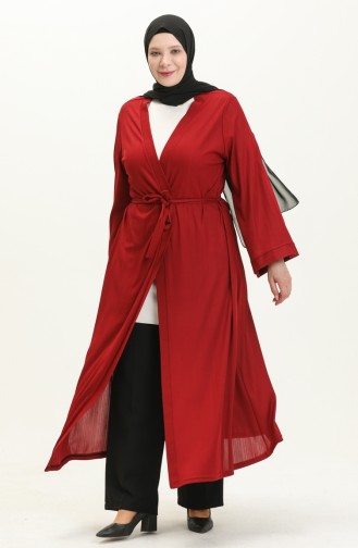 Plus Size Kimono 4705-07 Red 4705-07