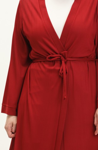 Kimono Grande Taille 4705-07 Rouge 4705-07