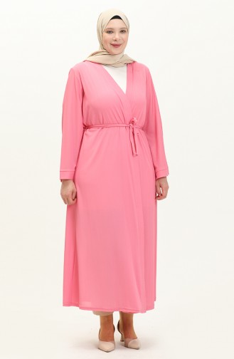 Plus Size Kimono 4705-09 Pink 4705-09