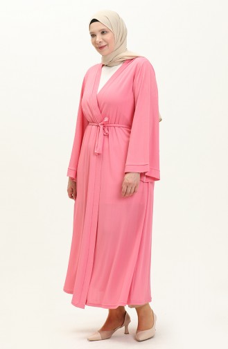 Kimono Grande Taille 4705-09 Rose 4705-09