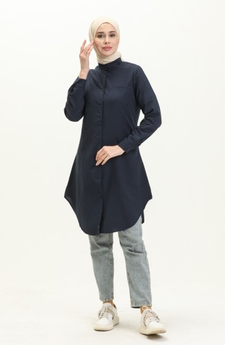 Navy Blue Tuniek 2515-13