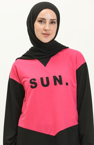 Sun Baskılı İkili Takım 508 Pembe
