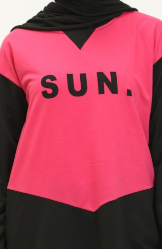 Sun Baskılı İkili Takım 508 Pembe